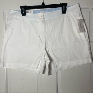 Crown & Ivy White Shorts Womens Size 12